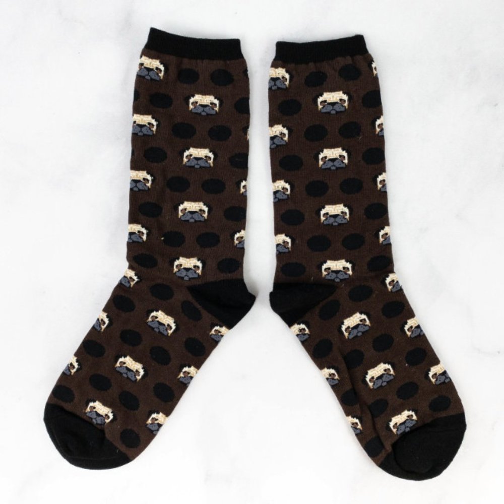 NWOT Pug Dog Socks